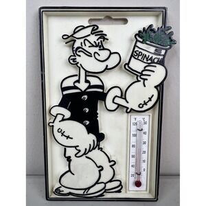 Vintage 1981 Popeye Spinach Wall Thermometer
